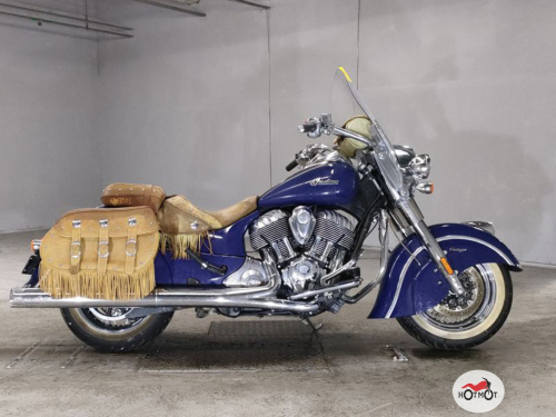 Мотоцикл Indian Chief Vintage 2014, Синий фото 2
