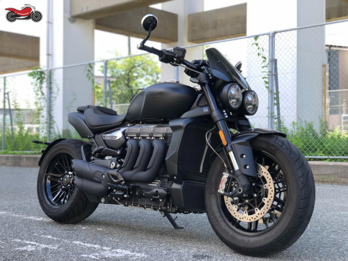 Мотоцикл Triumph Rocket 3 2022, ЧЕРНЫЙ фото 3