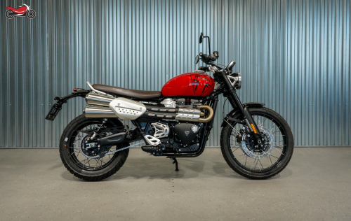 Мотоцикл Triumph Scrambler 2024, КРАСНЫЙ