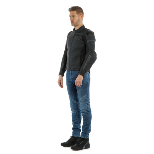 Куртка кожаная Dainese AGILE Black-Matt/Black-Matt/Black-Matt фото 2
