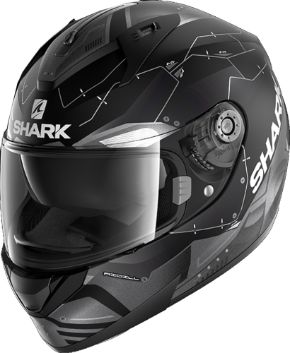 Шлем Shark RIDILL 1.2 MECCA MAT Black/Grey/Silver