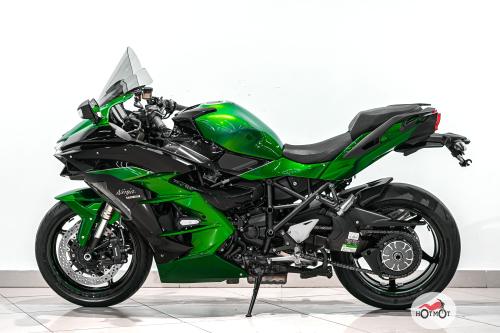 Мотоцикл KAWASAKI Ninja H2 SX 2019, Зеленый фото 4