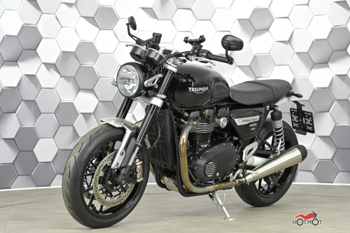 Мотоцикл TRIUMPH Speed Twin 2023, черный фото 2