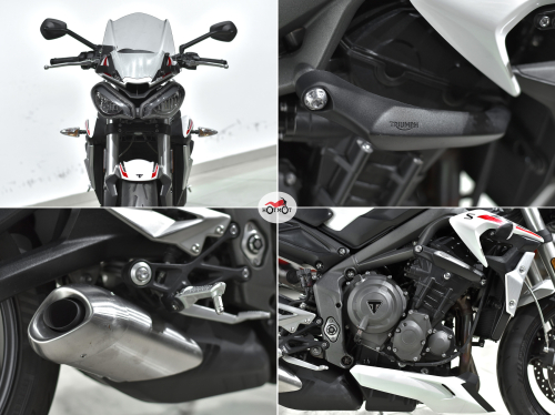 Мотоцикл TRIUMPH Street Triple 2021, БЕЛЫЙ фото 10