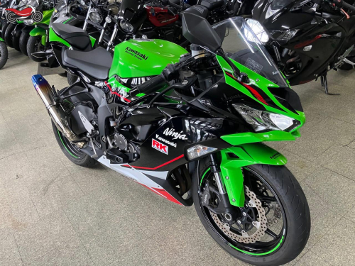 Мотоцикл Kawasaki ZX-6 Ninja 2022, САЛАТОВЫЙ фото 4