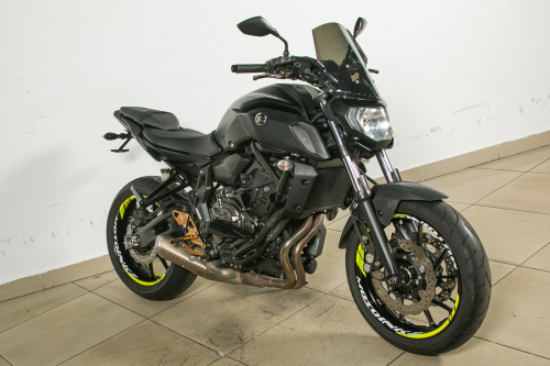 Мотоцикл YAMAHA MT-07A 2018, черный фото 3