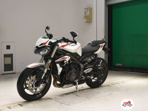 Мотоцикл TRIUMPH Street Triple 2020, БЕЛЫЙ фото 4