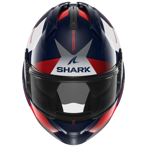 Шлем Shark EVO GT TEKLINE Blue/Chrome/Red фото 3