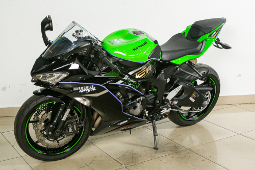 Мотоцикл KAWASAKI ZX-6 Ninja 2020, ЗЕЛЕНЫЙ фото 4