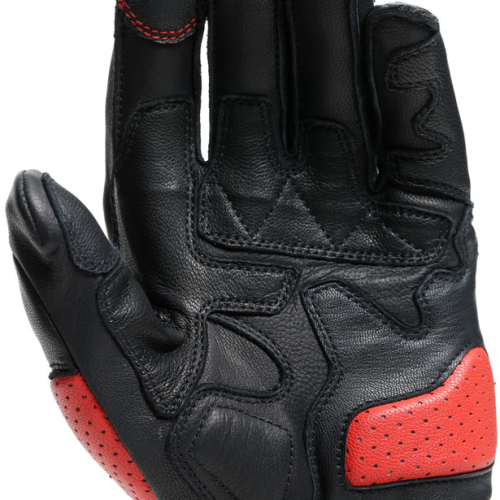 Перчатки кожаные Dainese IMPETO Black/Lava-Red фото 6