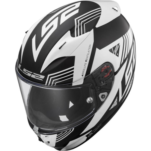 Шлем LS2 FF323 Arrow R Evo Neon Черно-Белый фото 5
