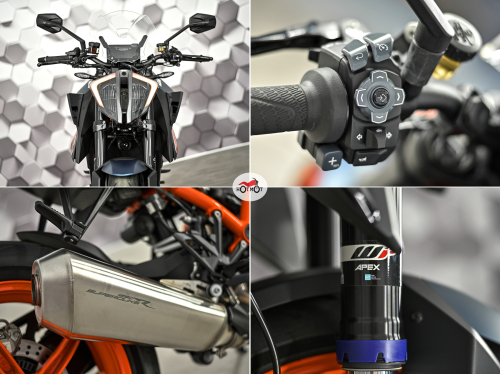 Мотоцикл KTM 1290 Super Duke R Evo 2022, Синий фото 10