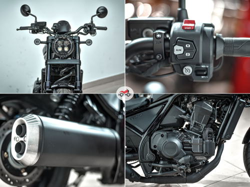 Мотоцикл HONDA CMX 1100 Rebel 2022, Черный фото 10