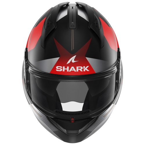 Шлем Shark EVO GT TEKLINE MAT Black/Chrome/Red фото 3