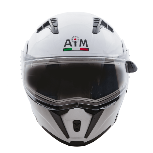 Шлем Снегоходный AiM JK906 White Glossy фото 4
