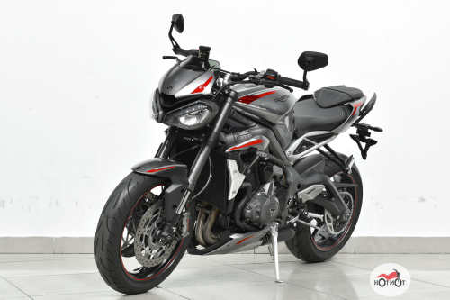 Мотоцикл TRIUMPH Street Triple R 2021, СЕРЫЙ фото 2