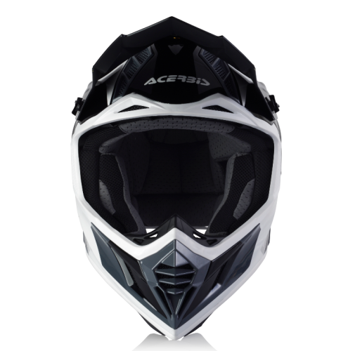 Шлем Acerbis X-TRACK White/Black Glossy фото 2