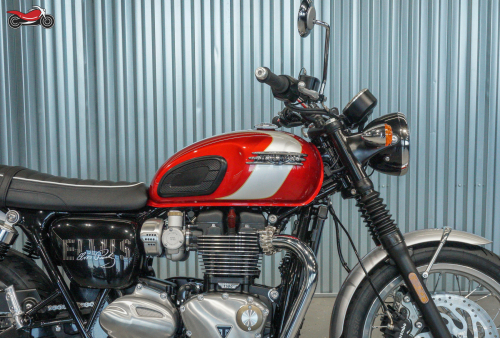 Мотоцикл Triumph Bonneville T120 2024, КРАСНЫЙ фото 10