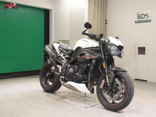 Мотоцикл Triumph Speed Triple 2019, БЕЛЫЙ фото 3