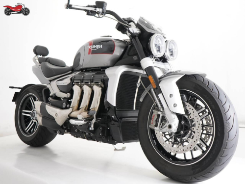 Мотоцикл Triumph Rocket III 2021, СЕРЫЙ фото 3
