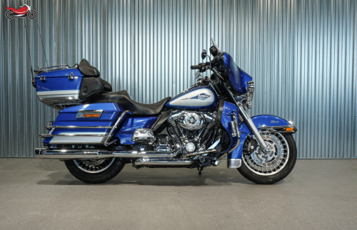 Мотоцикл Harley-Davidson Electra Glide 2009, БЕЛЫЙ, СИНИЙ