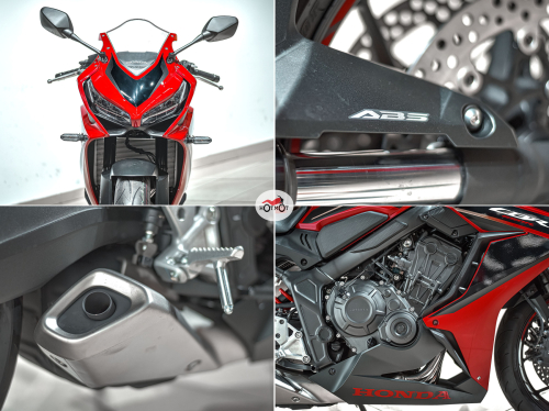 Мотоцикл HONDA CBR 650R 2023, Красный фото 10