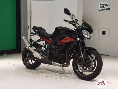 Мотоцикл TRIUMPH Street Triple 2014, Черный фото 3