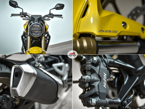 Мотоцикл HONDA CB 300R 2022, желтый фото 10