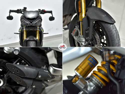 Мотоцикл TRIUMPH Speed Triple 2021, СЕРЫЙ фото 10