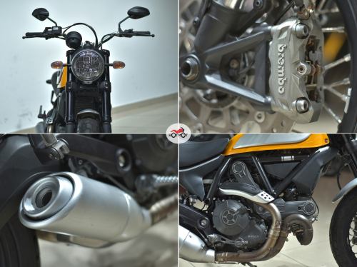 Мотоцикл DUCATI Scrambler 2015, Жёлтый фото 10