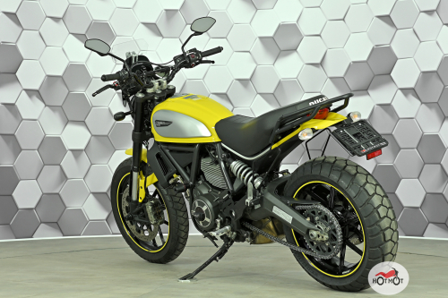 Мотоцикл DUCATI Scrambler 800 2015, желтый фото 8