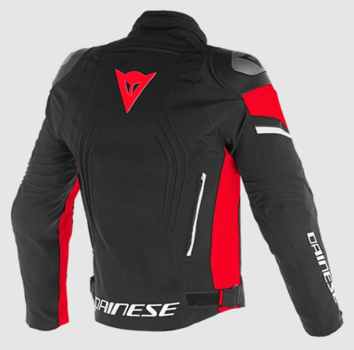 Куртка текстильная Dainese RACING 3 TEX D-DRY® JACKET Black/Black/Red фото 2