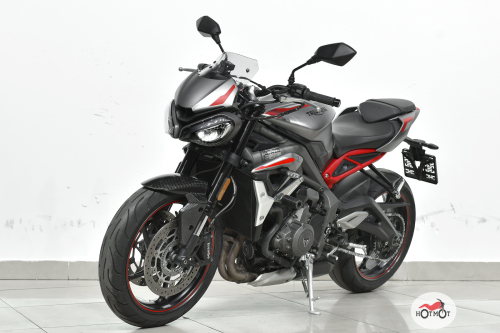 Мотоцикл TRIUMPH Street Triple 2021, серый фото 2