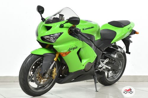 Мотоцикл KAWASAKI ZX-6R 2005, Зеленый фото 2