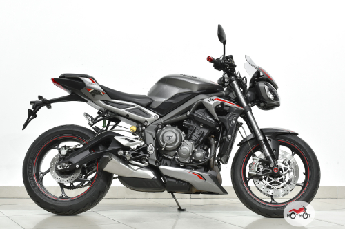 Мотоцикл TRIUMPH Street Triple 2021, СЕРЫЙ фото 3