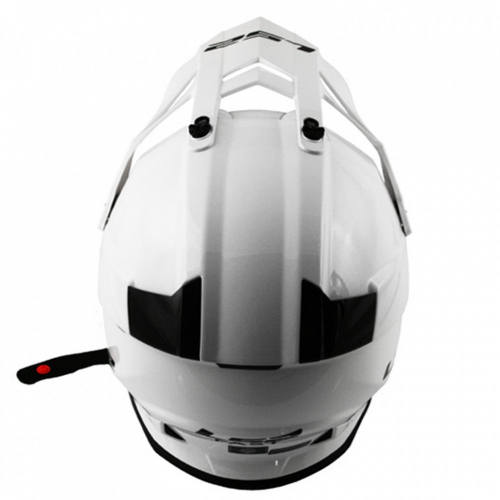 Шлем LS2 MX437 Fast Solid White фото 5