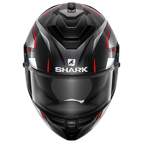 Шлем Shark SPARTAN GT CARBON KROMIUM Black/Red фото 4