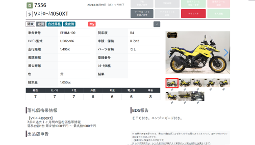 Мотоцикл SUZUKI V-Strom DL 1050 2022, желтый фото 13