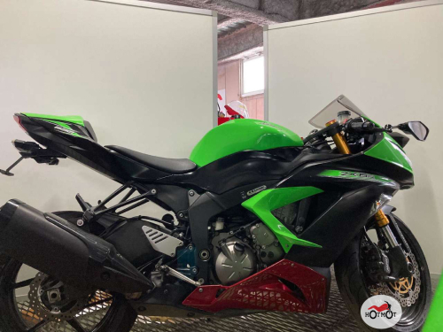 Мотоцикл KAWASAKI ZX-6 Ninja 2014, Зеленый фото 2
