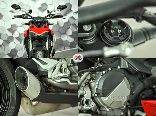 Мотоцикл DUCATI Streetfighter V2 2022, Красный фото 10