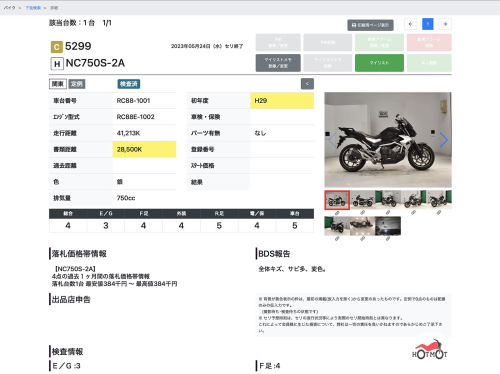 Мотоцикл HONDA NC 750S 2018, Черный фото 13