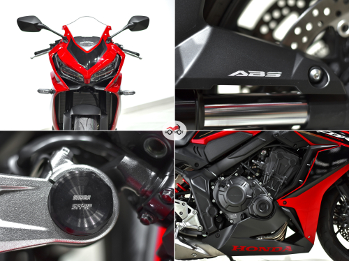 Мотоцикл HONDA CBR650R 2023, Красный фото 10