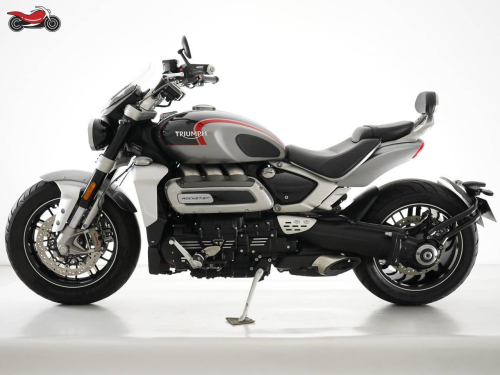 Мотоцикл Triumph Rocket III 2021, СЕРЫЙ фото 2