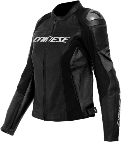 Куртка кожаная женская Dainese RACING 4 LADY LEATHER JACKET PERF. Black/Black