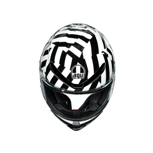 Шлем AGV K-6 MULTI Secret Black/White фото 6