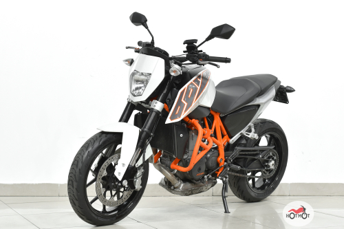 Мотоцикл KTM 690 Duke 2015, Белый фото 2