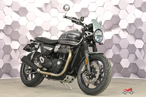 Мотоцикл TRIUMPH Speed Twin 2019, серый