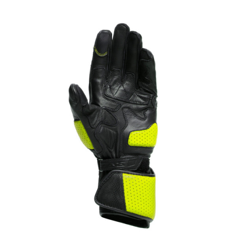 Перчатки кожаные Dainese IMPETO Black/Fluo-Yellow фото 3