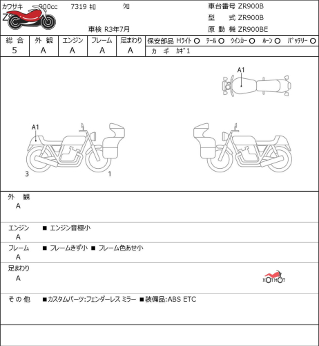 Мотоцикл Kawasaki Z 900 2021, ЧЕРНЫЙ фото 6