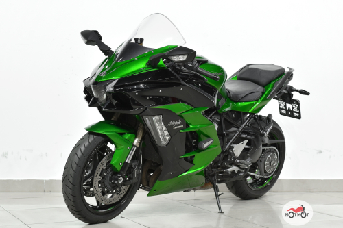 Мотоцикл KAWASAKI NINJA H2 SX 2018, зеленый, черный фото 2